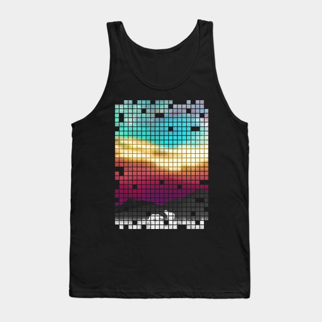 Enjoy The Aurora Tank Top by GODZILLARGE